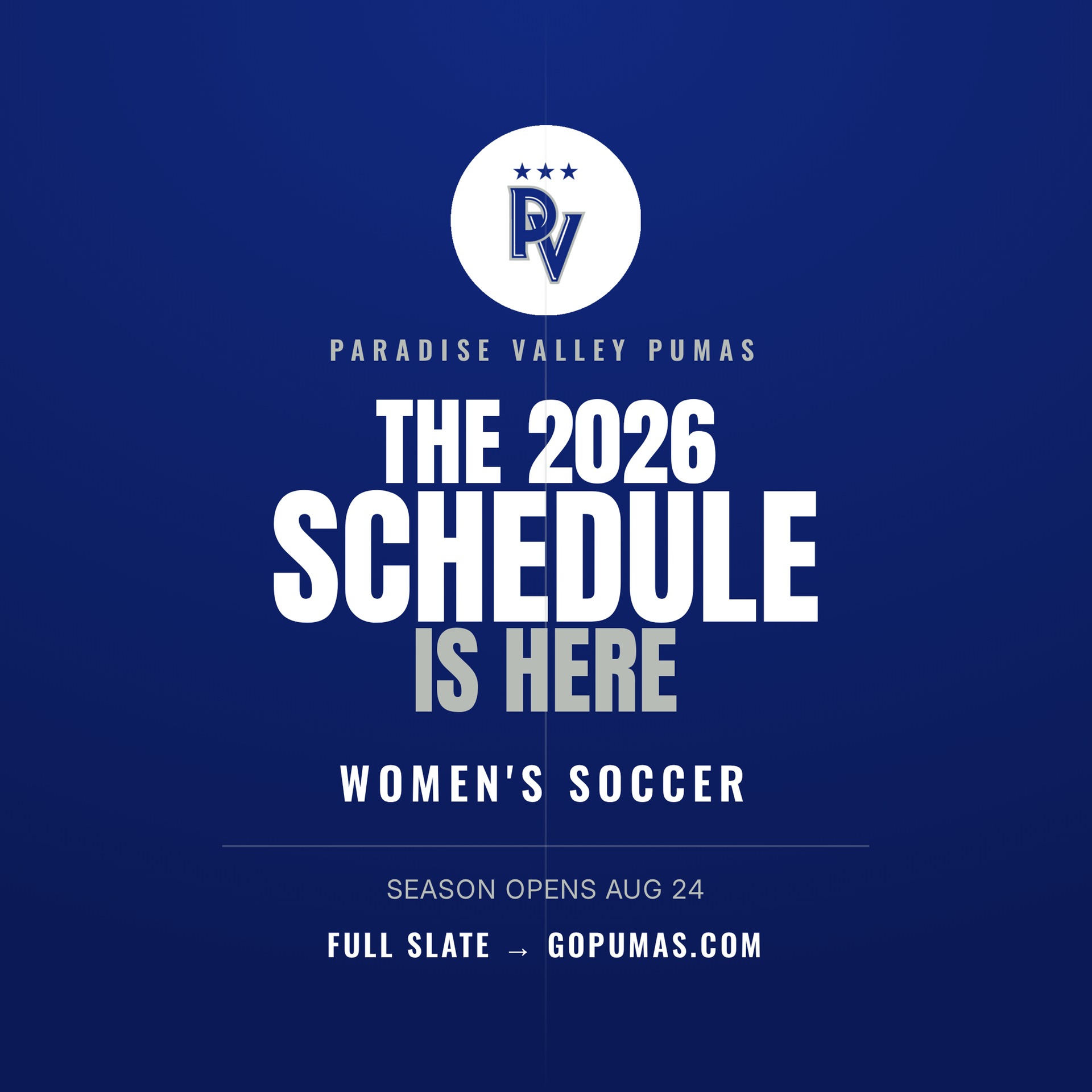 WOMEN'S SOCCER ANNOUNCES 2026 SCHEDULE