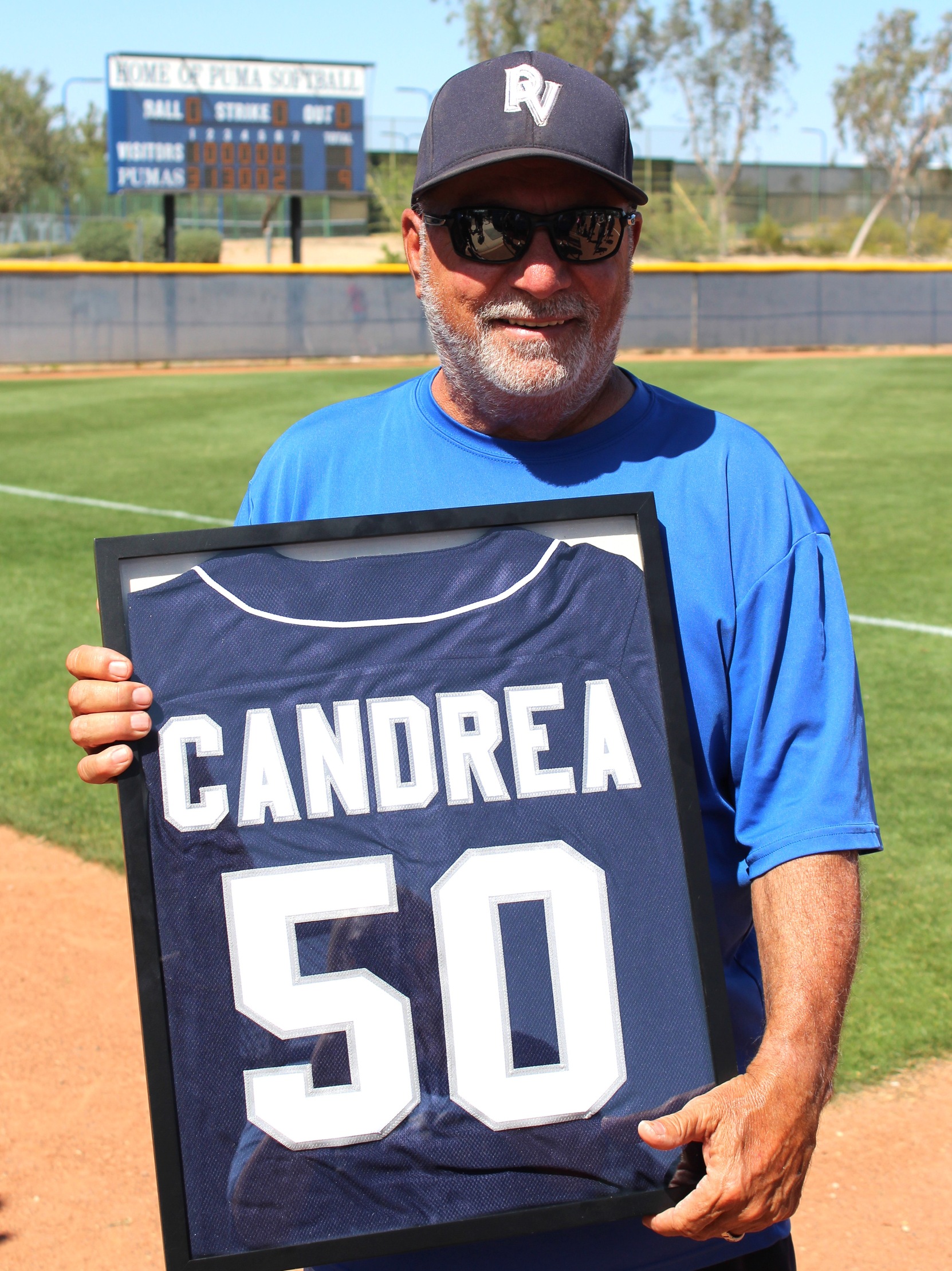 CANDREA ROUNDS THE BASES ONE LAST TIME